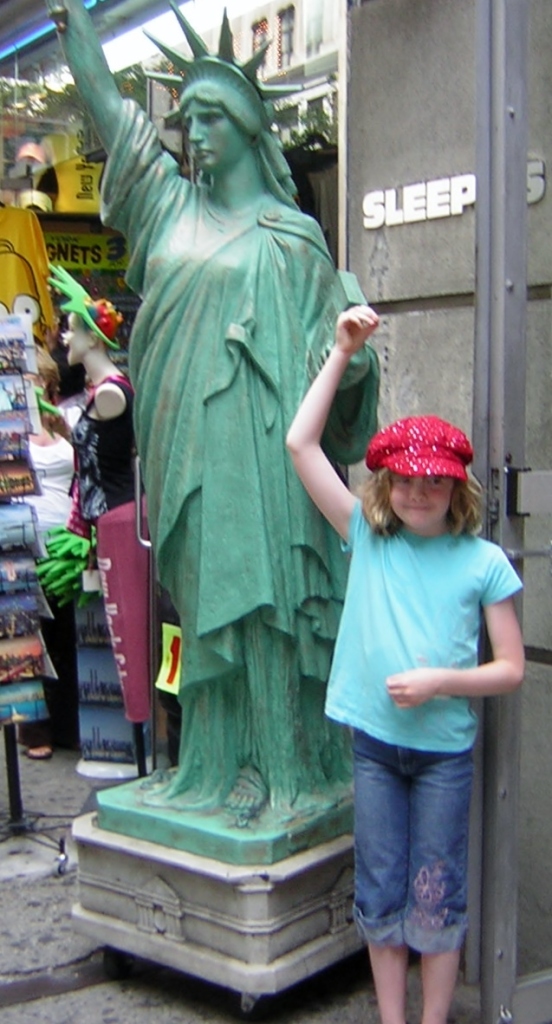 An easier Statue of Liberty to get close to.