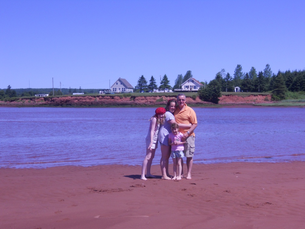 A family moment on a PEI beach. Always special :)
